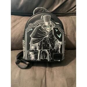 Disney Parks Loungefly Haunted Mansion Mini Backpack- Glow in the dark